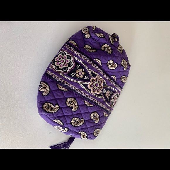 Vera Bradley Simply Violet Cosmetic Case - Picture 1 of 5